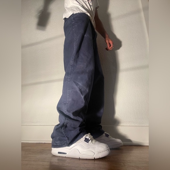 Navy Blue Ben Davis Work Pants - Picture 5 of 15